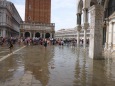Venise et l'Aqua Alta place San Marco