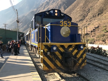 Le train pour le Machu Picchu