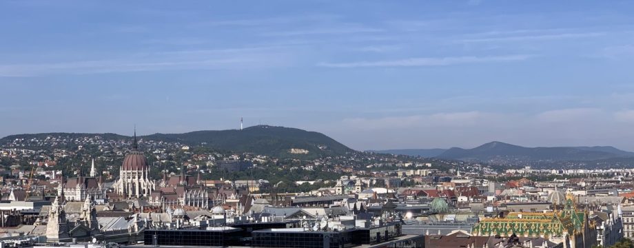 Budapest vue de la basilique St Etienne